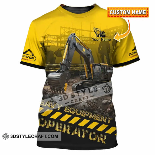Unisex Shirt - Custom Excavator Shirt style option 1