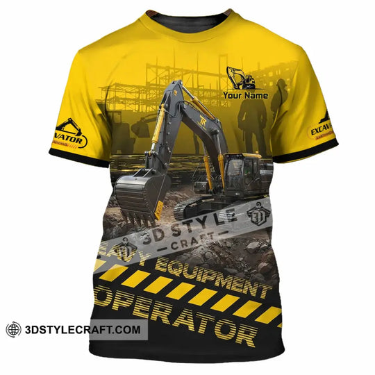 Unisex Shirt - Custom Excavator Shirt style option 4