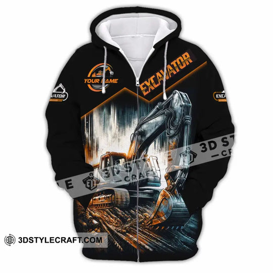 Unisex Shirt - Custom Excavator Shirt style option 4