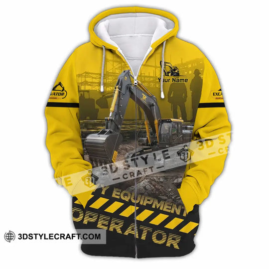 Unisex Shirt - Custom Excavator Shirt style option 3
