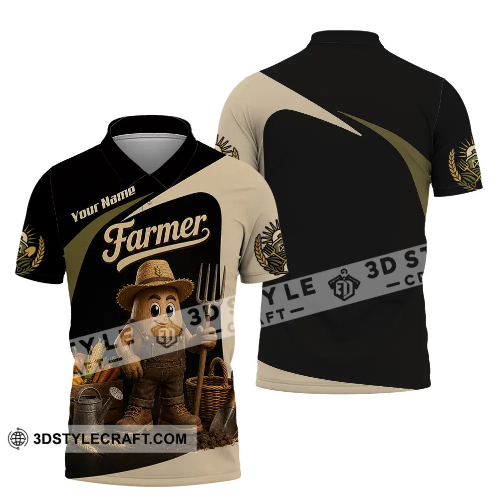 Unisex Shirt - Custom Farmer Shirt - Polo Shirt / S - T-shirt