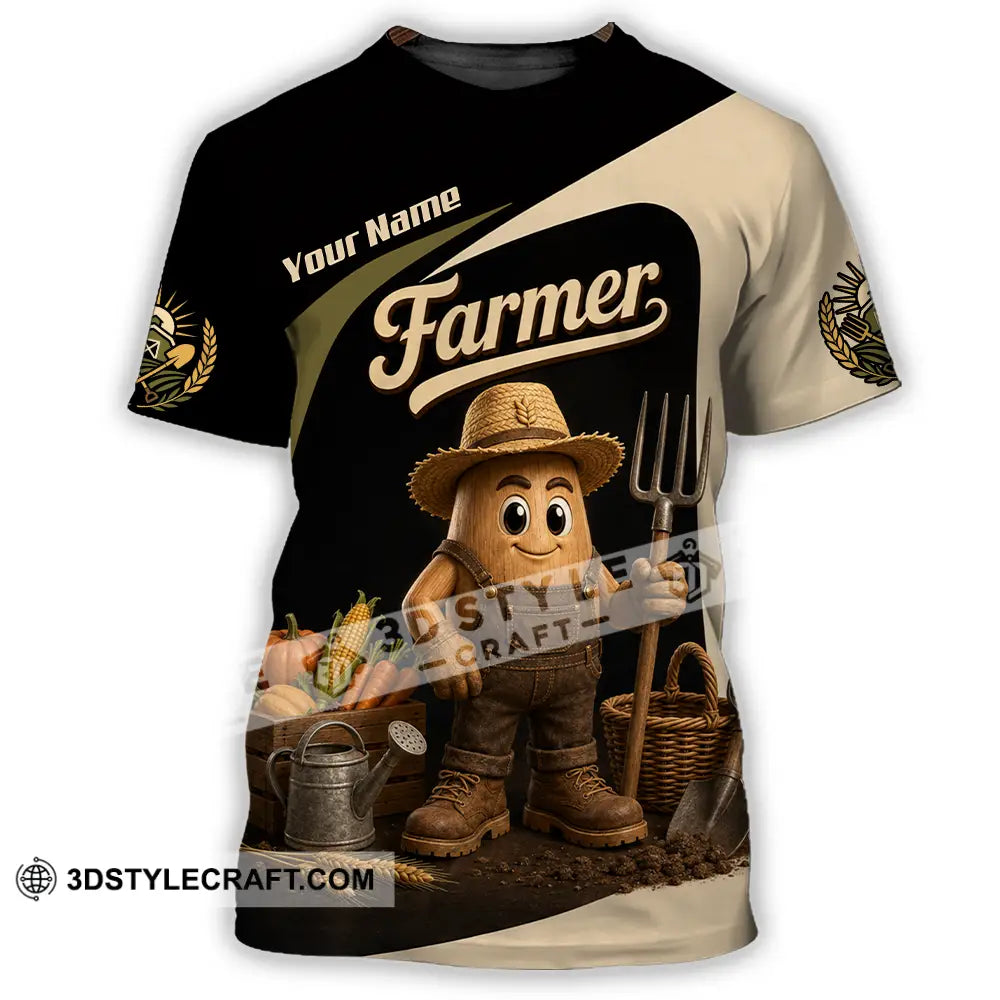 Unisex Shirt - Custom Farmer Shirt - T-Shirt / S - T-shirt