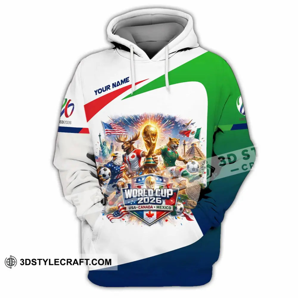 Unisex Shirt - Custom FIFA World Cup 2026 3D Shirt Hoodie / S T-shirt