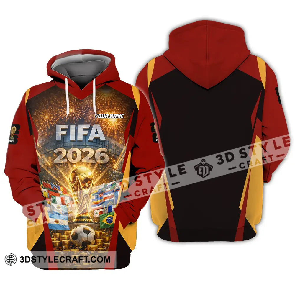 Unisex Shirt - Custom FIFA World Cup 2026 3D Shirt Hoodie / S T-shirt