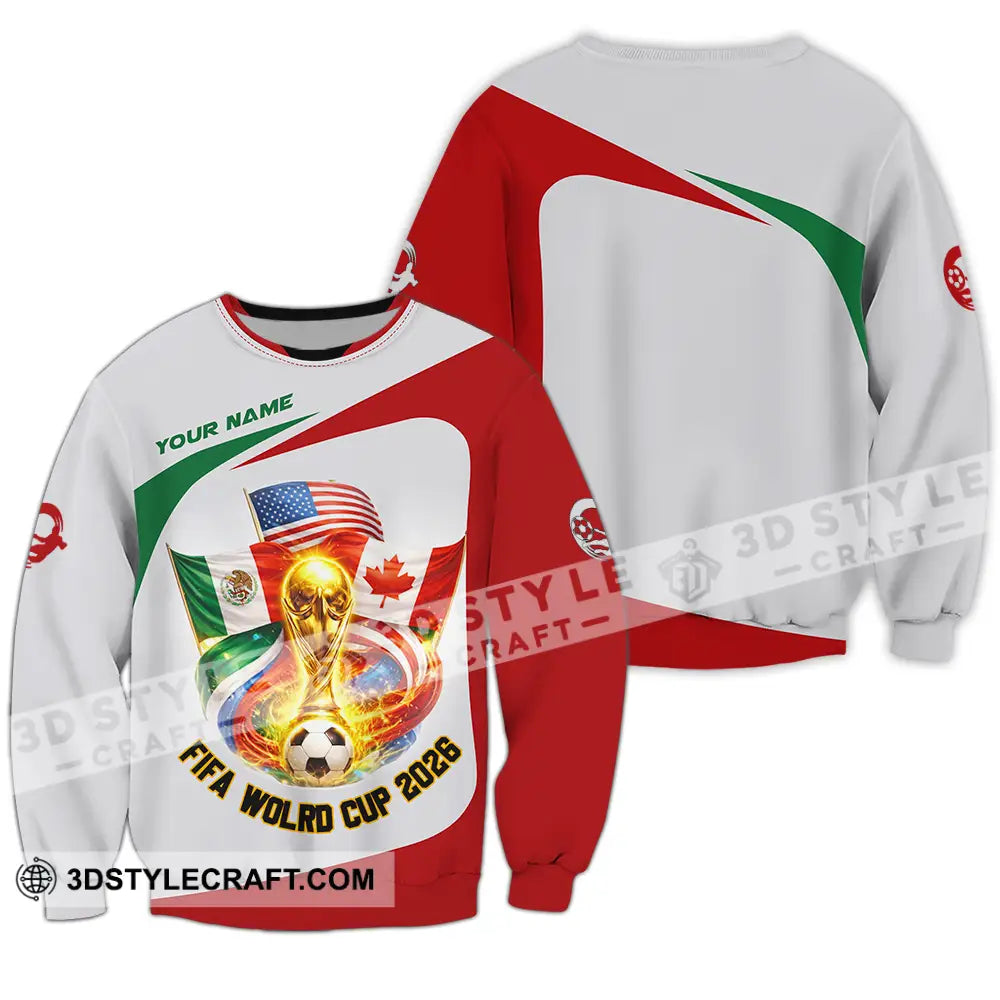 Unisex Shirt - Custom FIFA World Cup 2026 3D Shirt Long Sleeve / S T-shirt