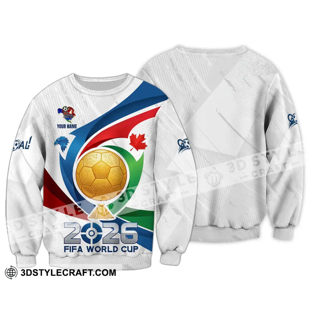 Unisex Shirt - Custom FIFA World Cup 2026 3D Shirt Long Sleeve / S T-shirt