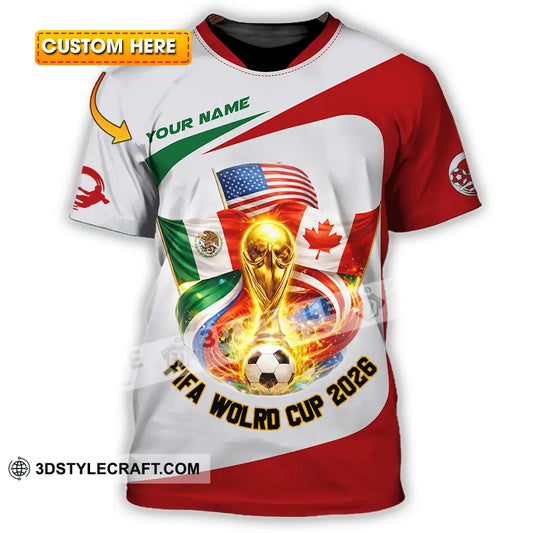 Unisex Shirt - Custom FIFA World Cup 2026 3D Shirt T-shirt