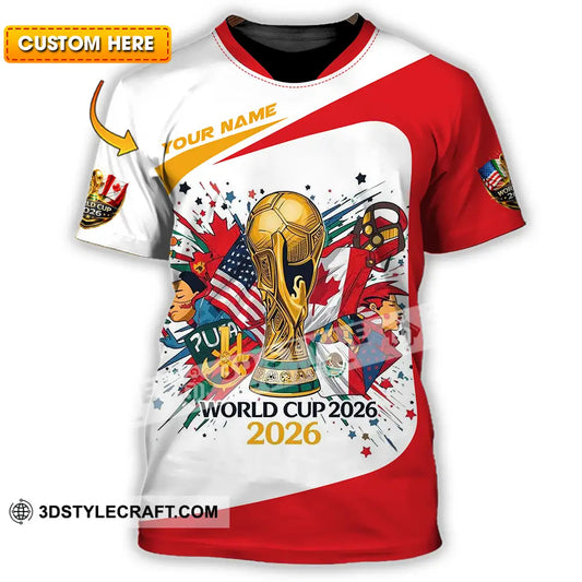 Unisex Shirt - Custom FIFA World Cup 2026 3D Shirt T-shirt