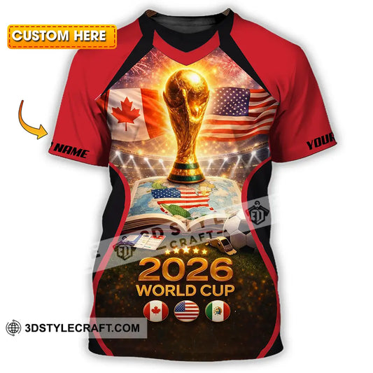 Unisex Shirt - Custom FIFA World Cup 2026 3D Shirt T-shirt