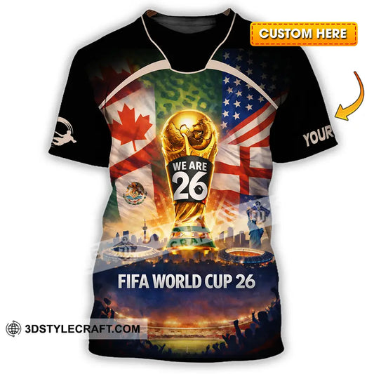 Unisex Shirt - Custom FIFA World Cup 2026 3D Shirt T-shirt
