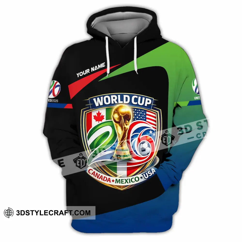 Unisex Shirt - Custom Fifa World Cup 2026 3D Shirt Hoodie / S T-shirt