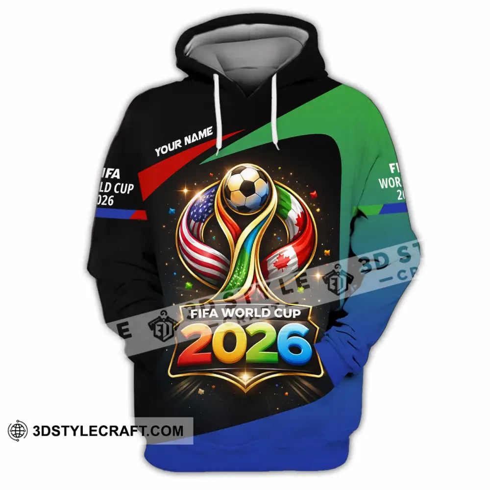 Unisex Shirt - Custom Fifa World Cup 2026 3D Shirt - Hoodie / S - T-shirt