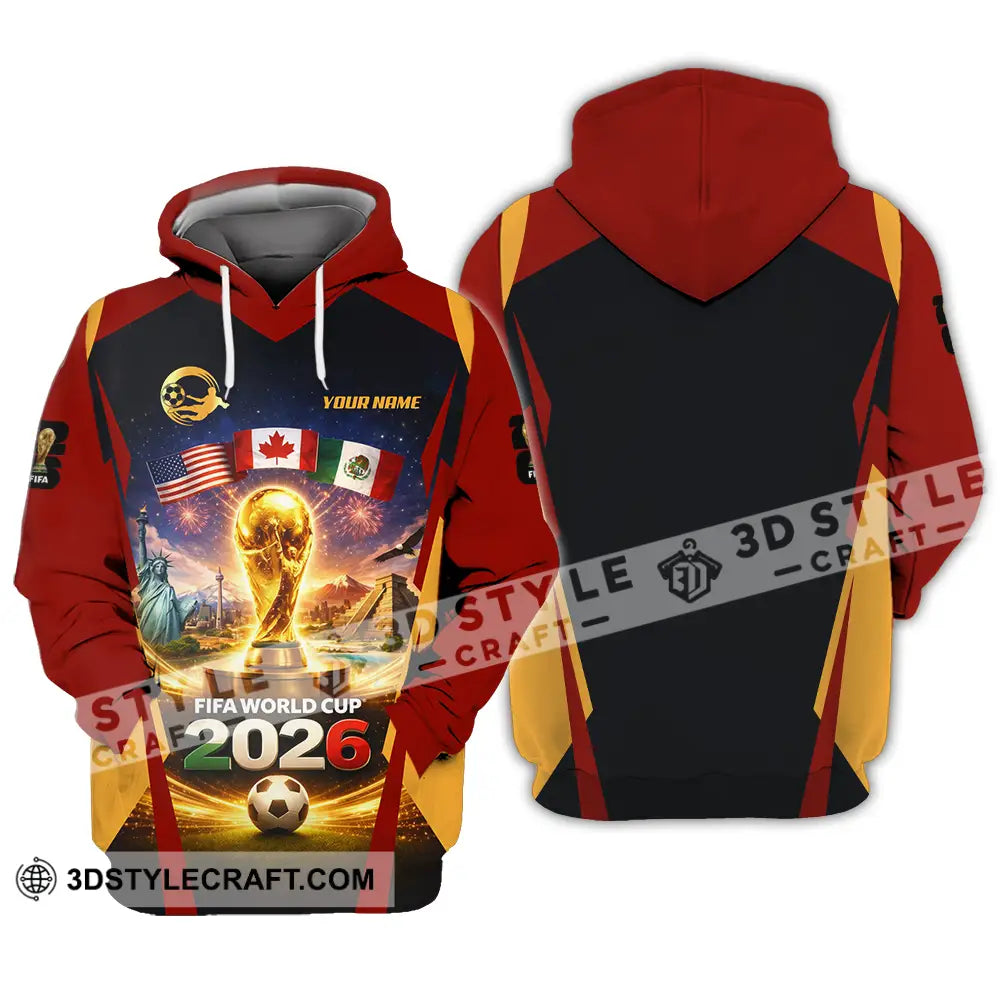 Unisex Shirt - Custom Fifa World Cup 2026 3D Shirt Hoodie / S T-shirt