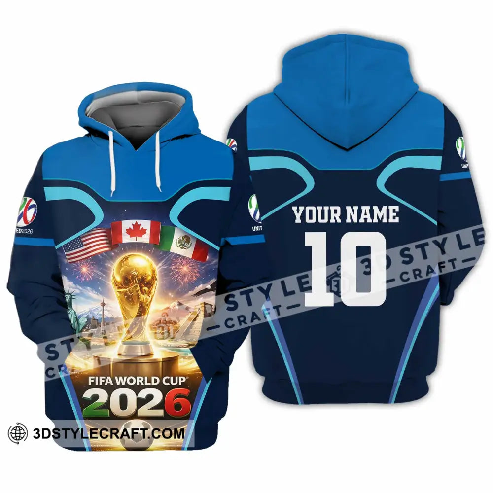 Unisex Shirt - Custom Fifa World Cup 2026 3D Shirt Hoodie / S T-shirt