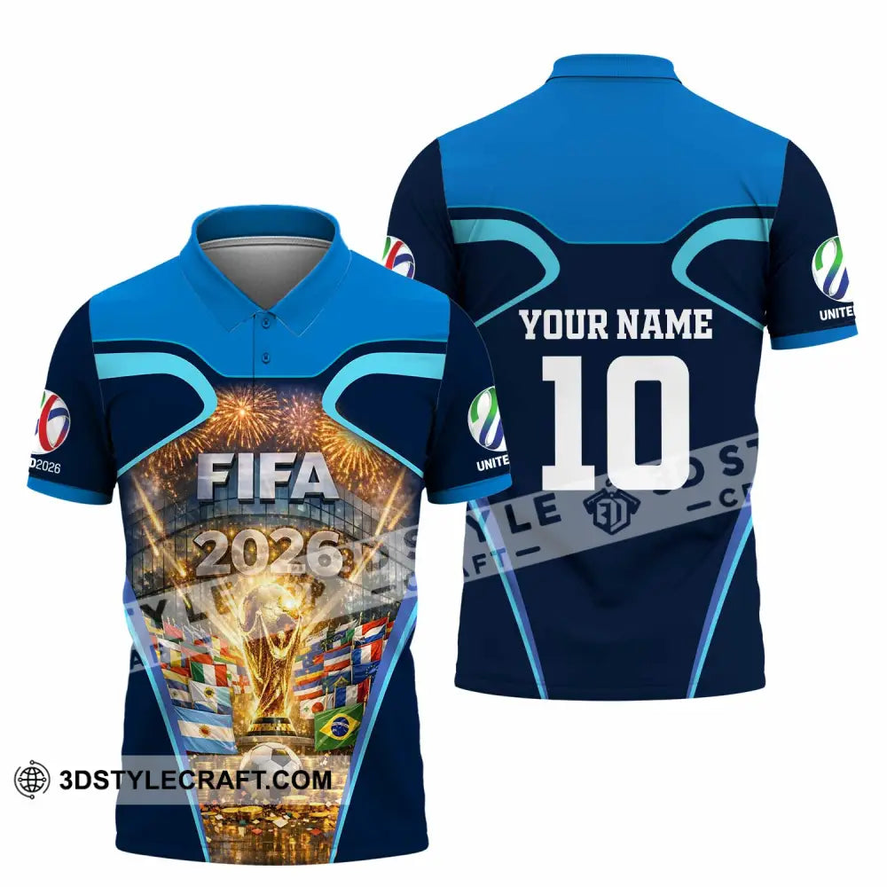 Unisex Shirt - Custom Fifa World Cup 2026 3D Shirt Polo Shirt / S T-shirt