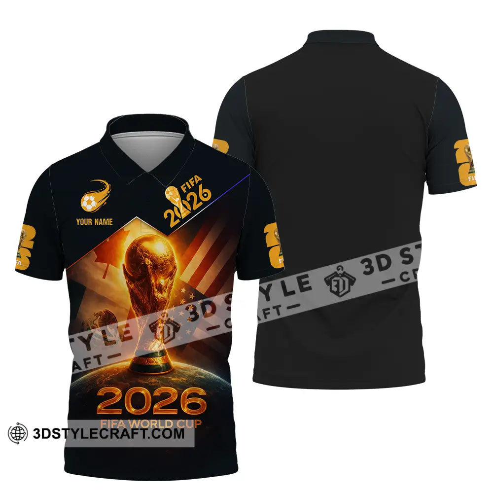 Unisex Shirt - Custom Fifa World Cup 2026 3D Shirt Polo Shirt / S T-shirt