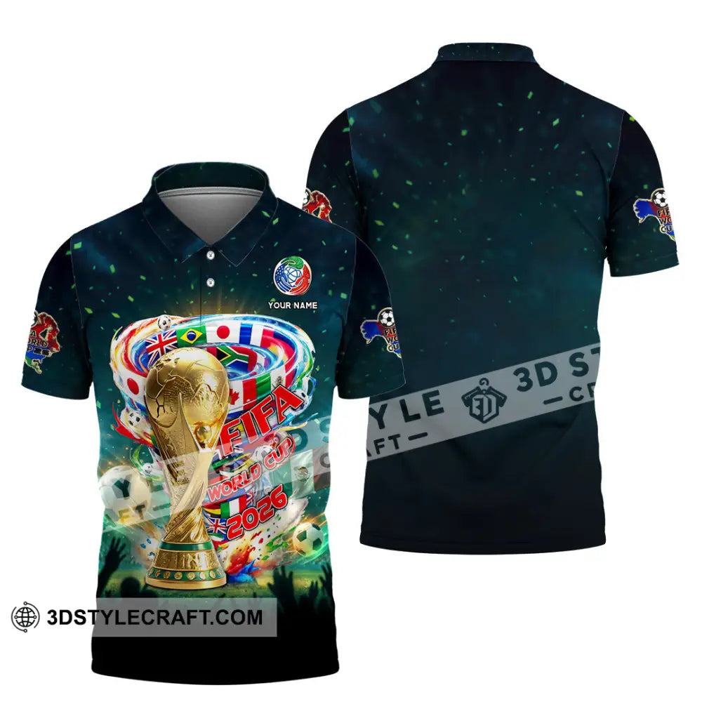 Unisex Shirt - Custom FIFA World Cup 2026 3D Shirt Polo Shirt / S T-shirt