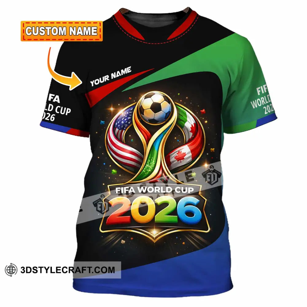 Unisex Shirt - Custom Fifa World Cup 2026 3D Shirt - T-shirt