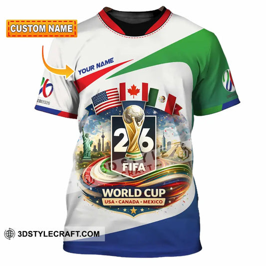 Unisex Shirt - Custom Fifa World Cup 2026 3D Shirt T-shirt