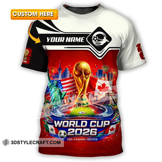 Unisex Shirt - Custom FIFA World Cup 2026 3D Shirt T-shirt