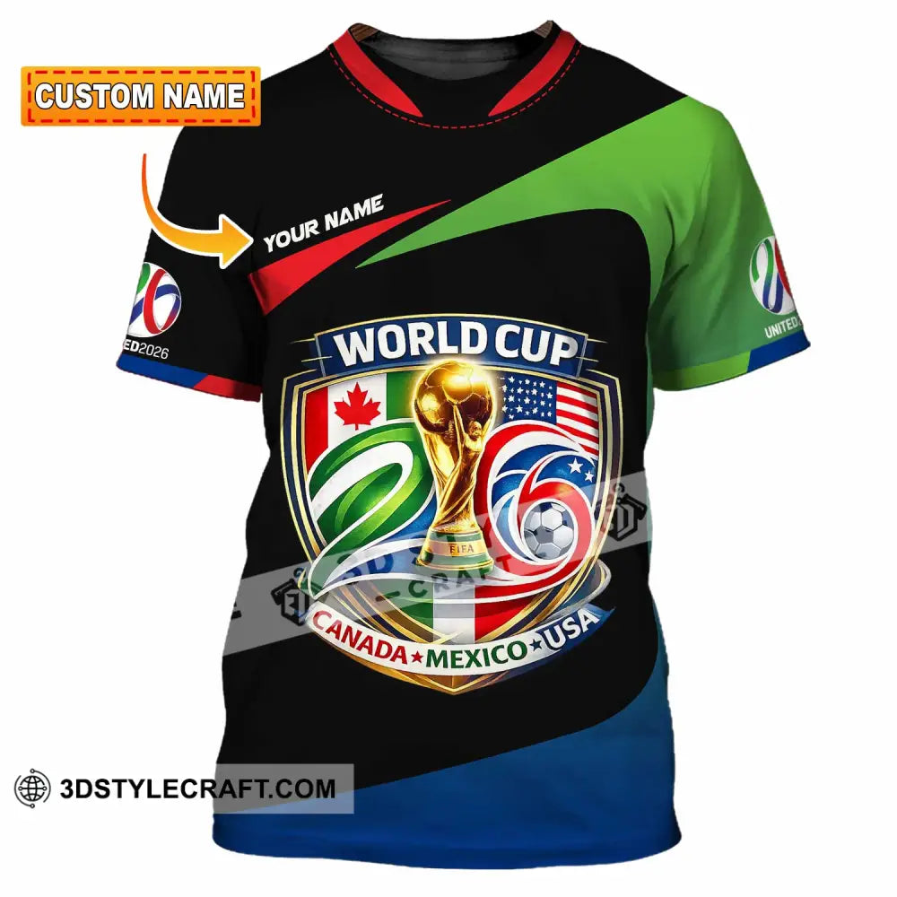 Unisex Shirt - Custom Fifa World Cup 2026 3D Shirt T-shirt