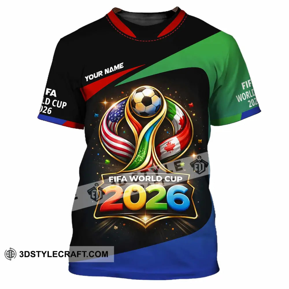 Unisex Shirt - Custom Fifa World Cup 2026 3D Shirt - T-Shirt / S - T-shirt