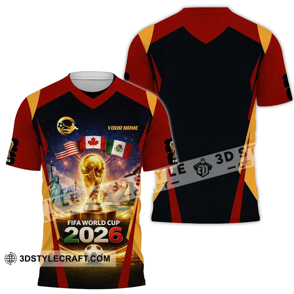 Unisex Shirt - Custom Fifa World Cup 2026 3D Shirt T-Shirt / S T-shirt