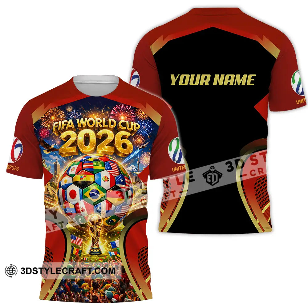 Unisex Shirt - Custom FIFA World Cup 2026 3D Shirt T-Shirt / S T-shirt