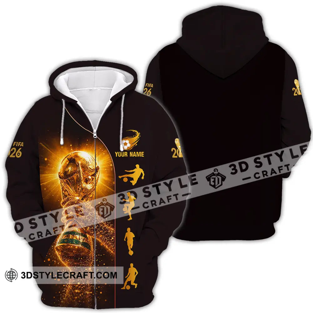 Unisex Shirt - Custom Fifa World Cup 2026 3D Shirt Zipper Hoodie / S T-shirt