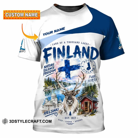 Unisex Shirt - Custom Finland Shirt style option 1