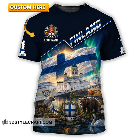 Unisex Shirt - Custom Finland Shirt style option 1