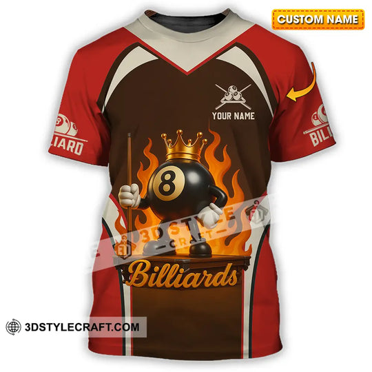 Unisex Shirt - Custom Fire Billiard Shirt style option 1