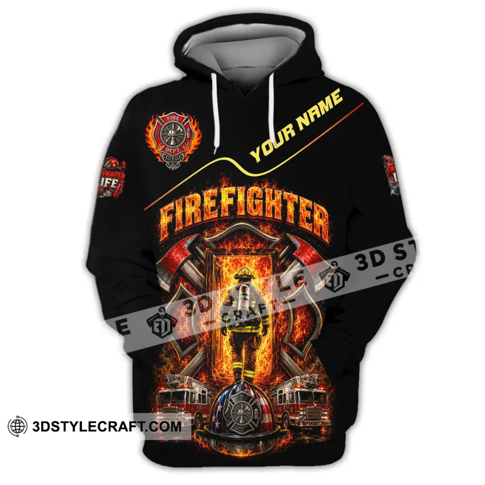 Unisex Shirt - Custom Firefighter Shirt - Hoodie / S - T-shirt