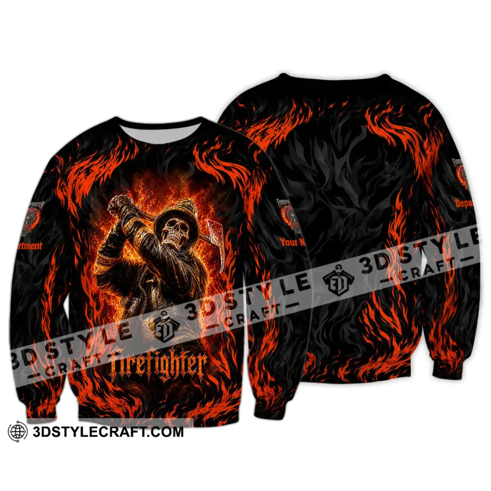Unisex Shirt - Custom Firefighter Shirt - Long Sleeve / S - T-shirt