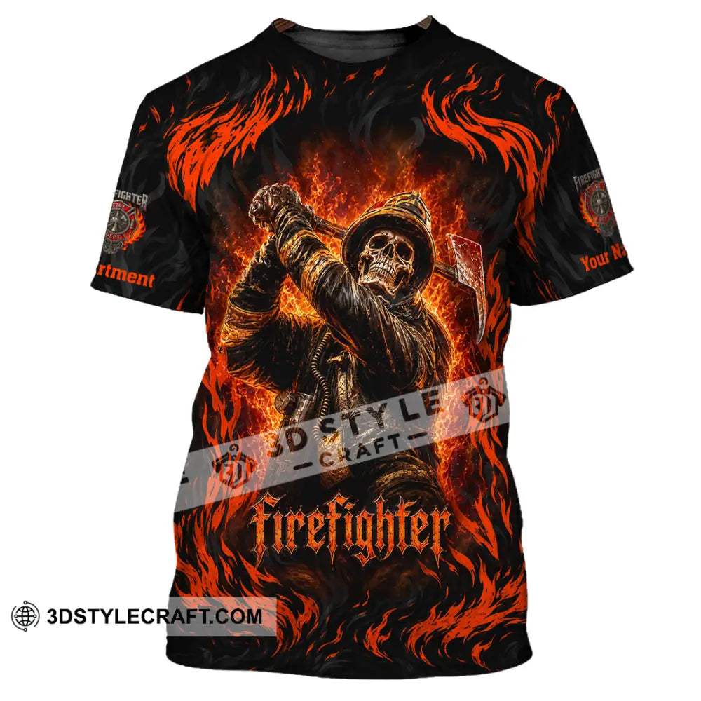 Unisex Shirt - Custom Firefighter Shirt - T-Shirt / S - T-shirt