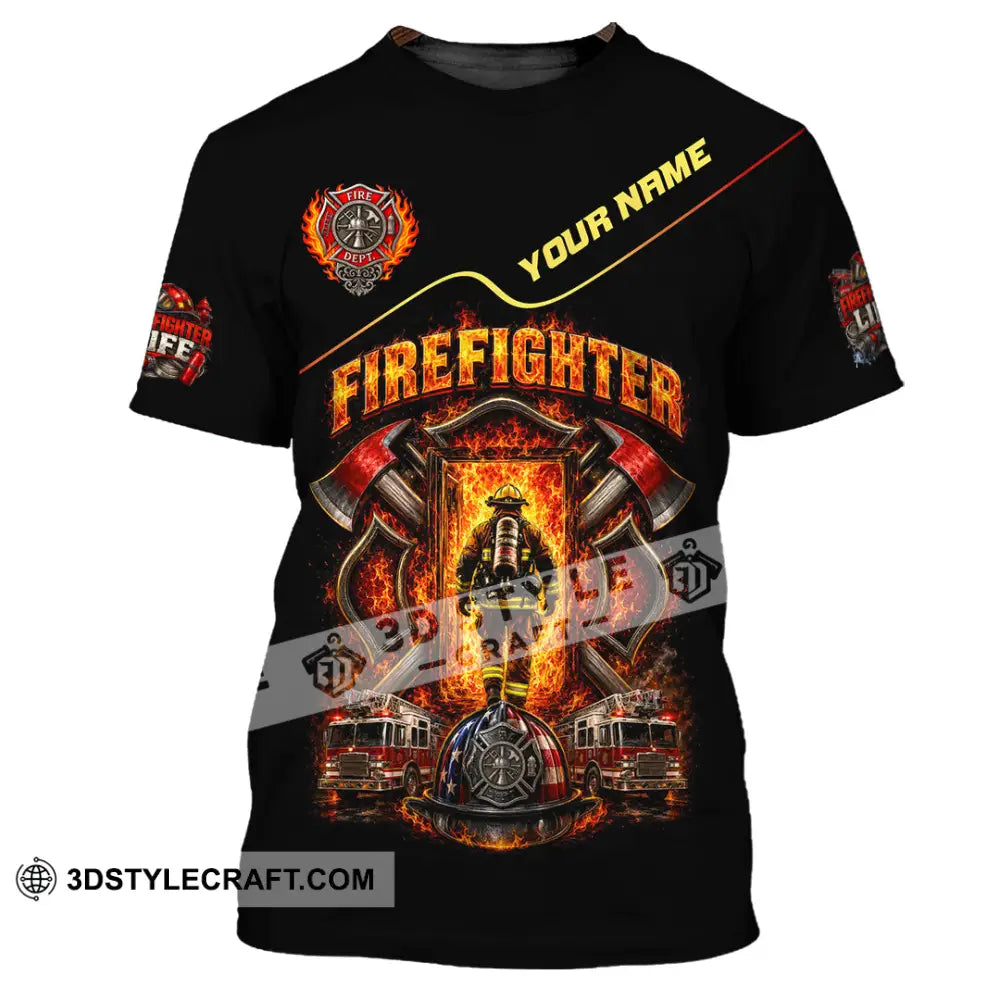 Unisex Shirt - Custom Firefighter Shirt - T-Shirt / S - T-shirt