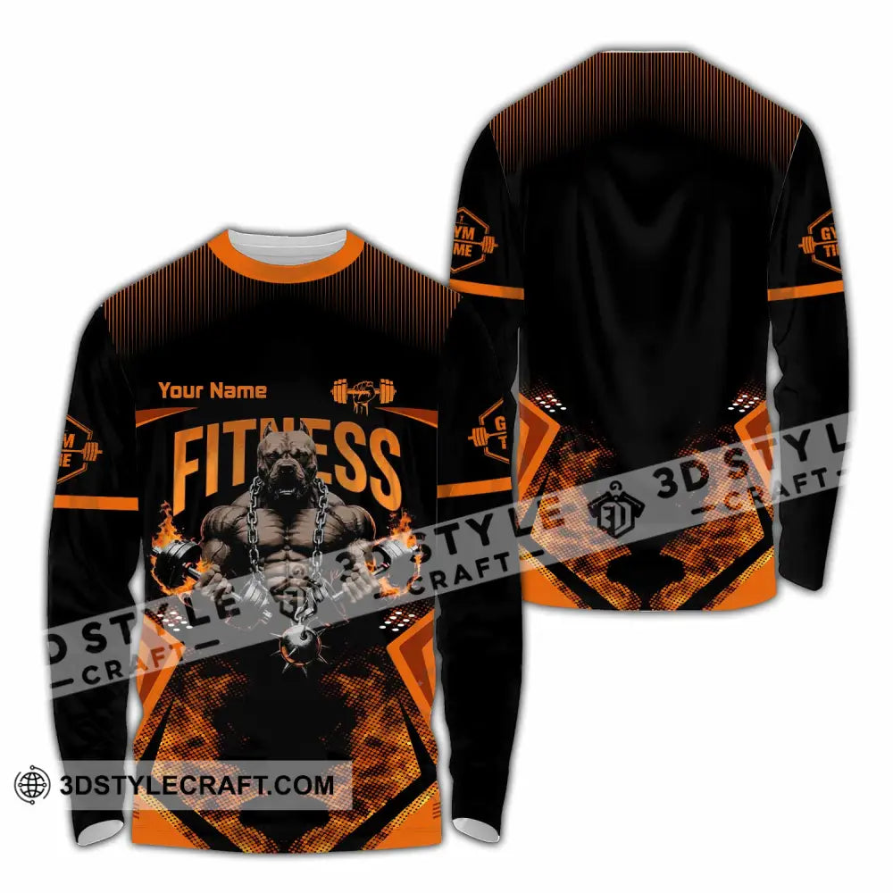 Unisex Shirt - Custom Fitness Shirt - Long Sleeve Shirt / S - T-shirt