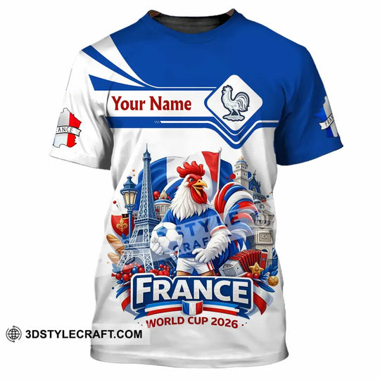 Unisex Shirt - Custom France 3D Shirt style option 4