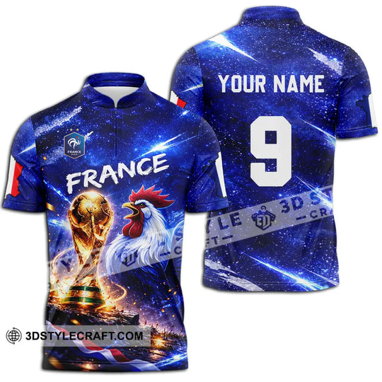 Unisex Shirt - Custom France 3D Shirt style option 2