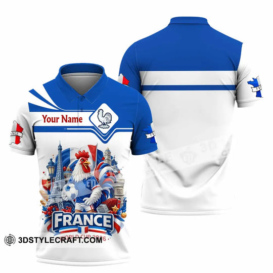 Unisex Shirt - Custom France Fifa World Cup 2026 3D Shirt style option 2