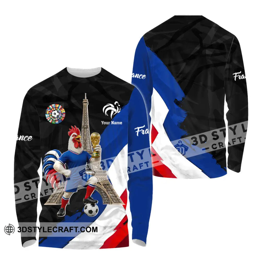 Unisex Shirt - Custom France World Cup 2026 Shirt - Long Sleeve Shirt / S - T-shirt
