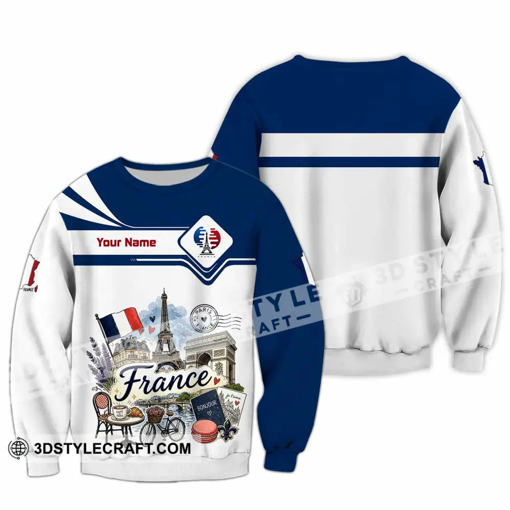Unisex Shirt - Custom France Shirt - Long Sleeve / S - T-shirt