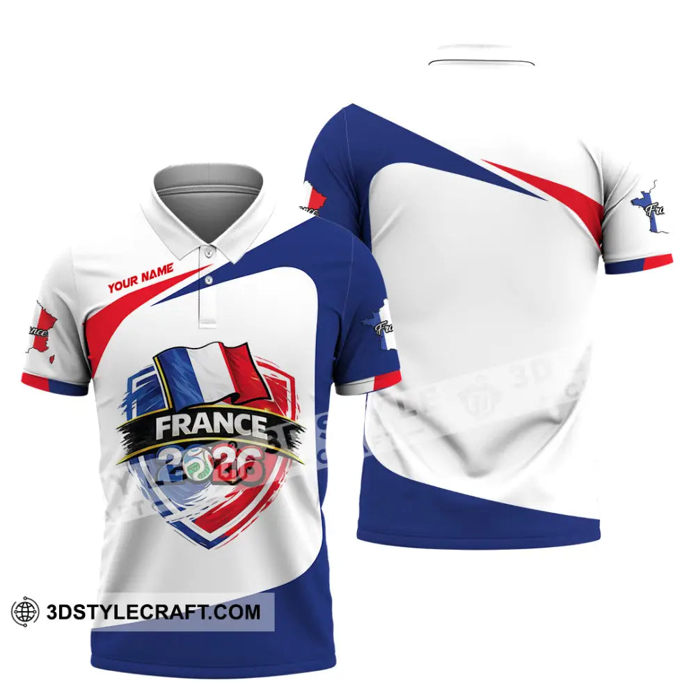 Unisex Shirt - Custom France World Cup 2026 Shirt - Polo Shirt / S - T-shirt