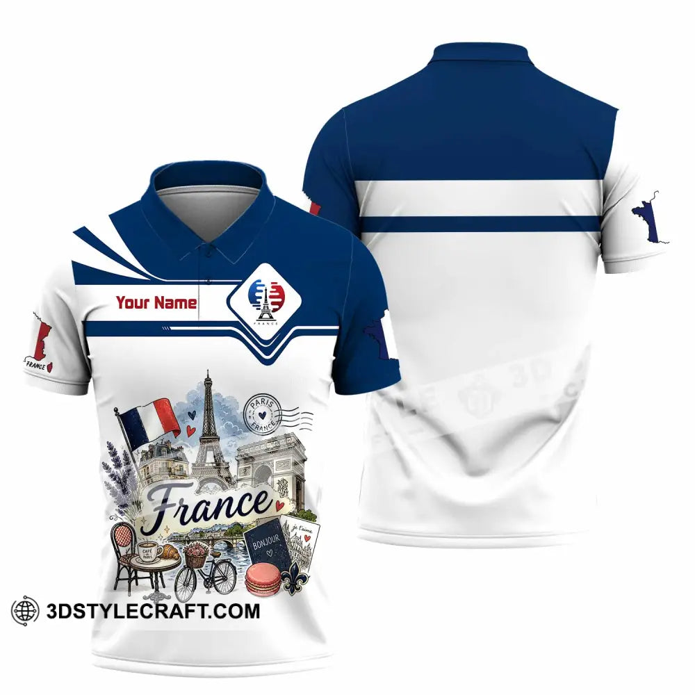 Unisex Shirt - Custom France Shirt - Polo Shirt / S - T-shirt