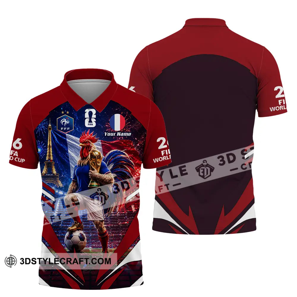 Unisex Shirt - Custom France World Cup 2026 Shirt - Polo Shirt / S - T-shirt