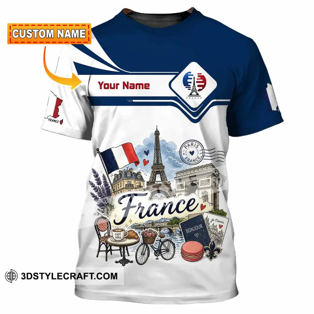 Unisex Shirt - Custom France Shirt - T-shirt