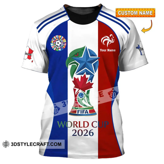 Unisex Shirt - Custom France World Cup 2026 Shirt - T-shirt
