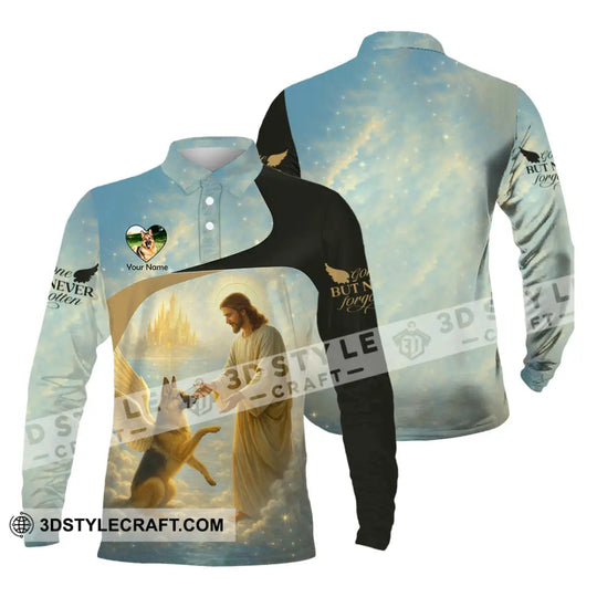 Unisex Shirt - Custom German Shepherd Gone But Never Forgotten Shirt style option 3