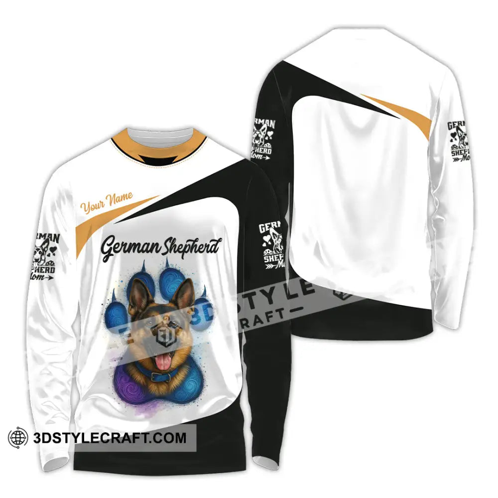 Unisex Shirt - Custom German Shepherd Shirt Long Sleeve Shirt / S T-shirt