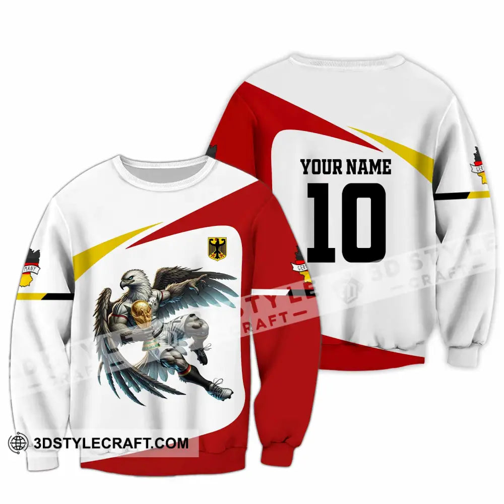 Unisex Shirt - Custom Germany 3D Shirt Long Sleeve / S T-shirt